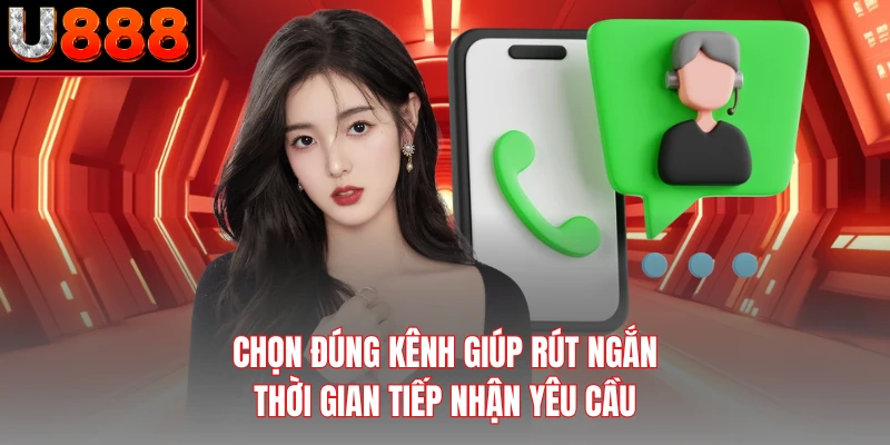 Chọn đúng kênh giúp rút ngắn thời gian tiếp nhận yêu cầu