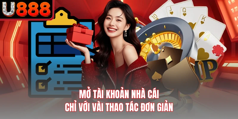 Mở tài khoản nhà cái chị với vài thao tác đơn giản 